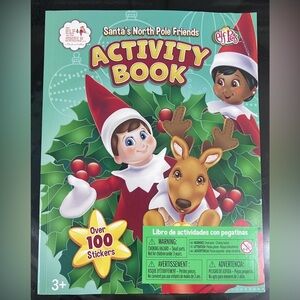 The Elf on the Shelf Santa's North Pole Friends Activity Book And Stickers NEW